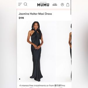 Show Me Your Mumu halter maxi dress